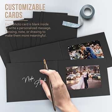 Golden State Art Photo Folders - Elegant Customizable Gift Frames