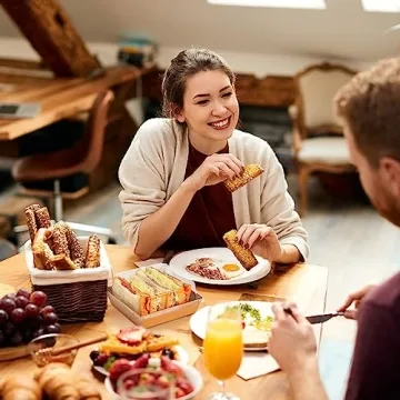 Leafiew Bakery Boxes - Stylish Mini Dessert Containers - 50 Pack