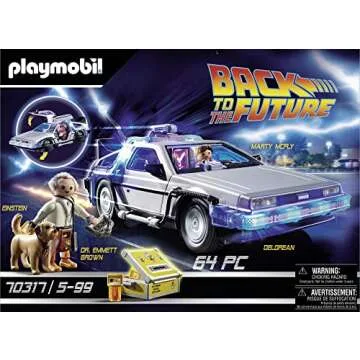 Playmobil Back to the Future DeLorean - Iconic Collectible with Lights