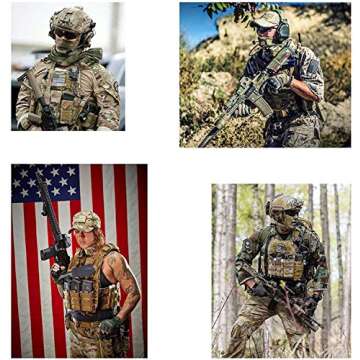 20 Pieces Random Patches Tactical Morale Embroidery Patches, Military Funny Patch Full Embroidered Appliques for Tactical Gear