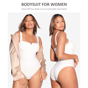 FeelinGirl Bodysuit Tummy Control Elegant Shapewear