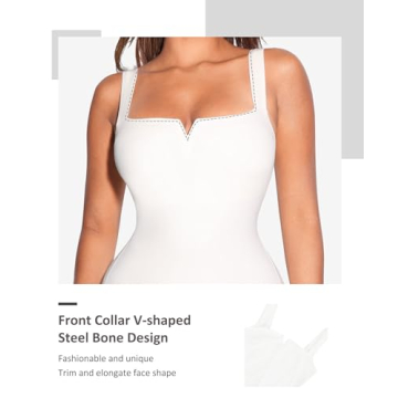 FeelinGirl Bodysuit Tummy Control Elegant Shapewear