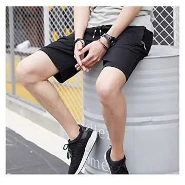 MO GOOD Mens Casual Jogging Shorts - Stylish Workout Essentials