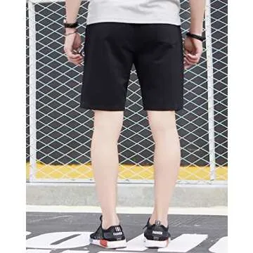 MO GOOD Men's Casual Jogging and Workout Shorts