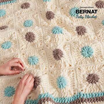 Soft & Plush Bernat Baby Blanket Big Ball - Baby Sand