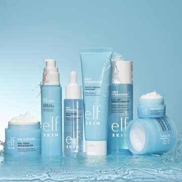 e.l.f. Holy Hydration! Hydro-Gel Moisturizer, Hydrates & Moisturizes Skin for a Plumped Up Complexion, Lightweight & Quick-Absorbing, White, 1.76 Oz