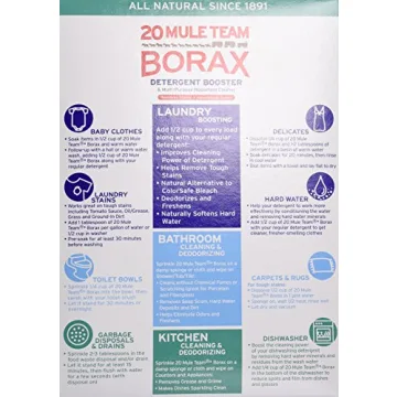 Borax 20 Mule Team Booster for Fresh Laundry and Cleaning