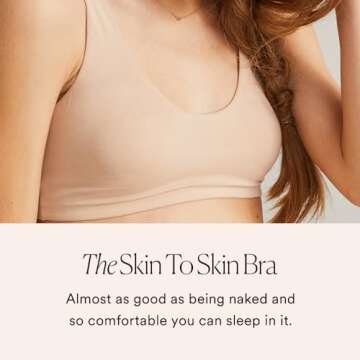 HATCH - The Skin to Skin Bra - Seamless Maternity Bra - Nursing-Friendly, Wireless, Comfortable Slee...