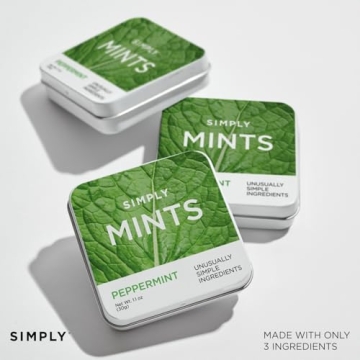 Simply Peppermint Mints | Fresh Breath Anytime, Anywhere