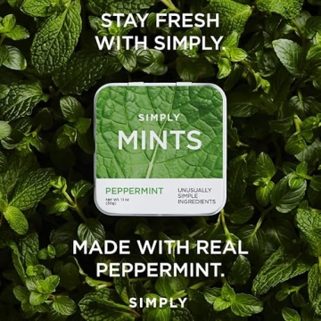 Simply Peppermint Mints | Fresh Breath Anytime, Anywhere