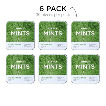 Simply Peppermint Mints | Fresh Breath Anytime, Anywhere