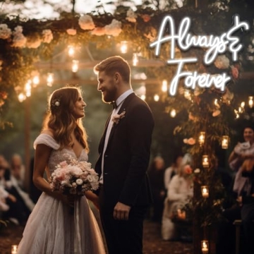 Always Forever Neon Sign for Romantic Home Decor
