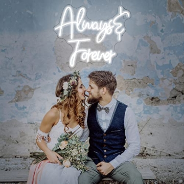 Always Forever Neon Sign for Romantic Home Decor