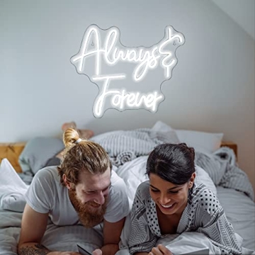 Always Forever Neon Sign for Romantic Home Decor