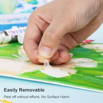 AUREUO Masking Fluid for Watercolor Painting - 25ml / 0.84 fl Oz Liquid Masking Fluid Pen Water Color Medium Art Supplies for Artists