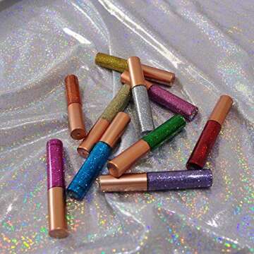 Vibrant 10 Colors Liquid Glitter Eyeliner for Stunning Looks