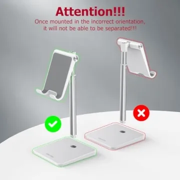 OMOTON Adjustable Phone Stand for iPhone and Samsung Devices