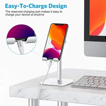 OMOTON Adjustable Phone Stand for iPhone and Samsung Devices