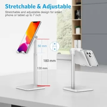 OMOTON Adjustable Phone Stand for iPhone and Samsung Devices