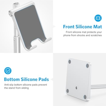 OMOTON Adjustable Phone Stand for iPhone and Samsung Devices