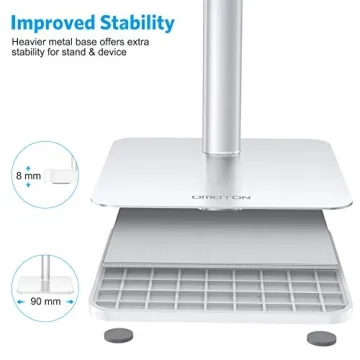 OMOTON Adjustable Phone Stand for iPhone and Samsung Devices