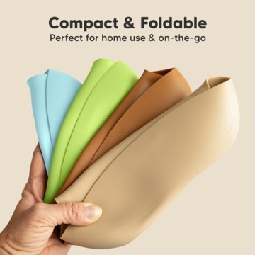 KeaBabies Silicone Bibs for Babies - Easy Clean & Safe