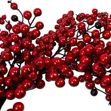 Stunning 18 Inch Christmas Berry Wreath for Festive Decor