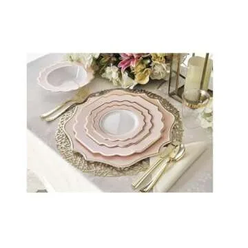Elegant Disposable Plates Set for Every Occasion