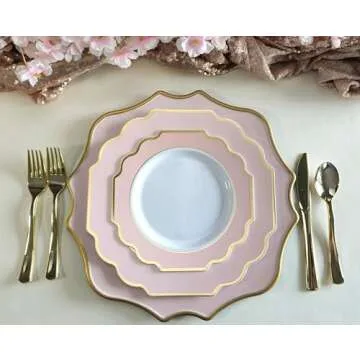 Elegant Disposable Plates Set for Every Occasion