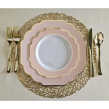 Elegant Disposable Plates Set for Every Occasion