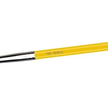 Bdellium Tools Professional Makeup Brush - Studio Series 780 Pencil - With Mix of Soft Synthetic & Natural Fibers, For Blending Eye Makeup (Yellow, 1pc)