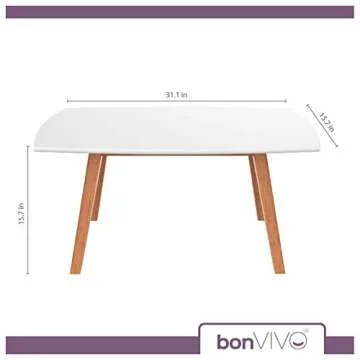 bonVIVO Small Coffee Table - Modern Design for Any Room