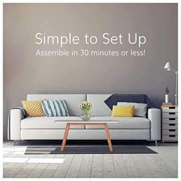 bonVIVO Small Coffee Table - Modern Design for Any Room