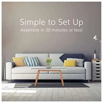 bonVIVO Small Coffee Table - Modern Design for Any Room