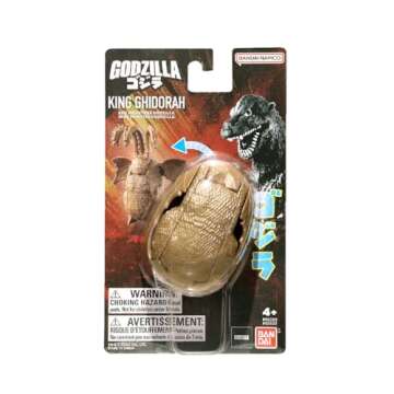 Bandai Namco - Godzilla - King Ghidorah, 4" Transforming Egg Toy Figure