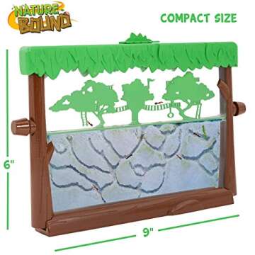 Nature Bound Toys Ant Treehouse Habitat Kit with Sand, Connector Tube, Feeding Stick & Insect Instructions