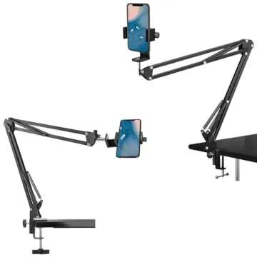 Adjustable Phone Ring Light Stand for Creators and Students