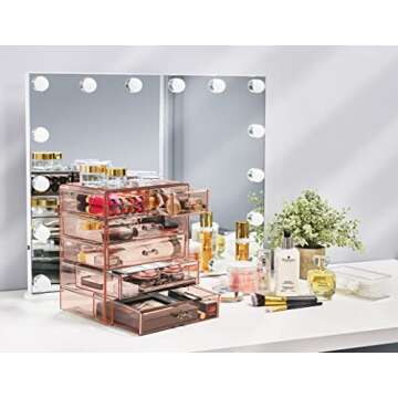 Sorbus Acrylic Makeup Organizer for Beauty Essentials