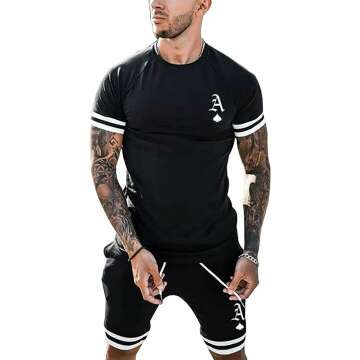 Men’s Stylish Summer Sport Set - 2 Piece Casual Outfit
