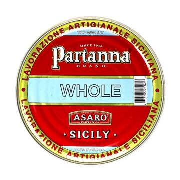 Partanna Whole Castelvetrano Olives - Authentic Sicilian - Product Of Italy - Premium Handpicked Imp...