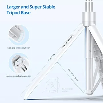 ATUMTEK 60" Selfie Stick Tripod with Bluetooth Remote