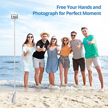ATUMTEK 60" Selfie Stick Tripod with Bluetooth Remote