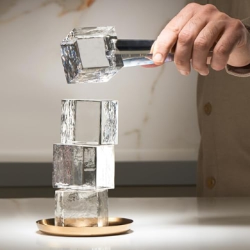 Berlinzo Premium Clear Ice Cube Maker for Stylish Beverages