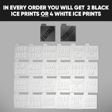 Berlinzo Premium Clear Ice Cube Maker for Stylish Beverages