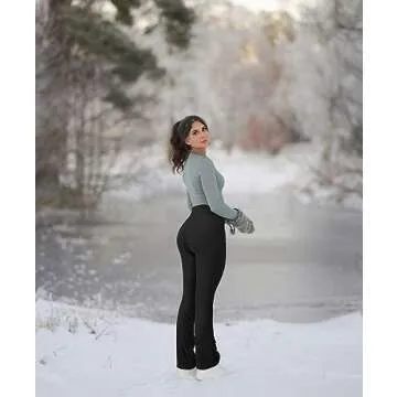 OQQ Women's Ribbed Seamless Yoga Pants | High Waist Leggings