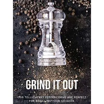 Spicy World Black Peppercorns Whole 1 Pound - Flavor Packed