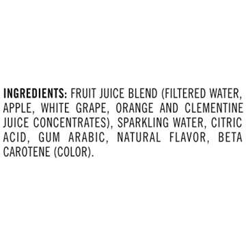 IZZE Sparkling Juice Clementine, 12 Fl Oz Bottles, 4 Pack