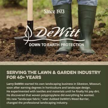 DeWitt Company 12 by 250 Foot N Sulate Landscape Heavy Duty Fabric Plant Row Winter Protector Blanket Ground Cover and Mat for Garden Protection