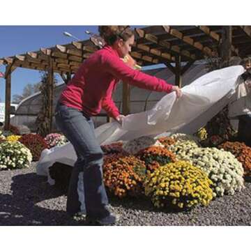 DeWitt Company 12 by 250 Foot N Sulate Landscape Heavy Duty Fabric Plant Row Winter Protector Blanket Ground Cover and Mat for Garden Protection