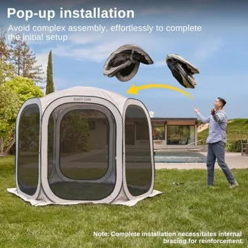 EAST OAK Pop-Up Screen Tent for Instant Shade